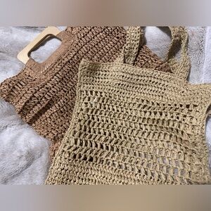 Woven Straw Tote Bags